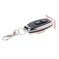 RF Wireless Remote 433.92MHz 2Btn Auto Doors 6V Aaa Battery Black White CCC 50-100m 15D - Image 2