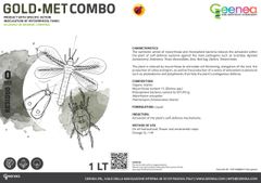 GOLD MET COMBO Shelf Life 2 YEARS Product Form Liquid Recommended Dosage 5l / Ha Mycorrhizae Content 1% (glomus Spp.) Rhizosphere Bacteria Content 5x109 Ufc/g - Image 1