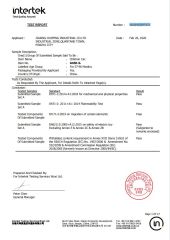 EN71 certificate from Zoom (Shenzhen) Trading Co., Ltd.