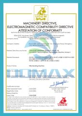 CE certificate from Henan Domax Machinery Co., Ltd.