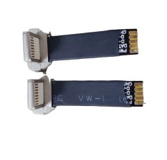 Angled Low Profile USB Micro Cable for Mobile Devices Jacket PVC Larkat Dwc Color Black Shielding Braid Trademark ESTAR Private Mold - Image 4