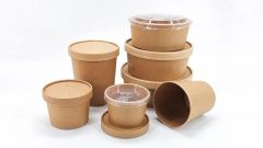 Takeaway Fast Food Paper Packaging Salad Bowl Lunch Box Restaurant Disposable Containers - Image 3
