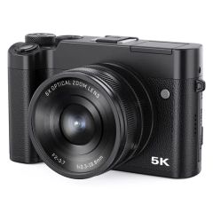 DC205X Dual Lens Camcorder High Definition Optical Zoom 5K Digital Camera Video Recorder - Image 1