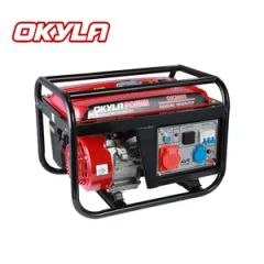 Okyla Household Backup Gasoline Power Generator 3kw 3kVA 3000W 5kw 5kVA 5000W 6kw 6kVA 6000W with Stable 220V Output for African Residential Emergency - TAIZHOU OKYLA MACHINERY CO., LTD.