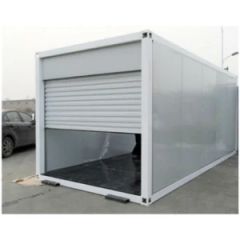 Portable Steel Structure Sandwich Panel Prefab Shipping Container Garage - LAIZHOU DINGRONG STEEL STRUCTURE CO., LTD.