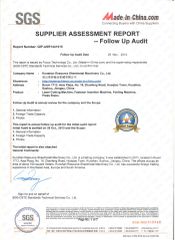 SGS Certificate certificate from RSM Machinery Co.,Ltd.