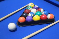7-Foot Pool Table, Billiards, Indoor Game Accessories (Including Balls and Cues) - Blue Version - Image 6