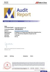 The SGS Certification Report of Shanghai BSG Industrial Co., Ltd certificate from Shanghai BSG Industrial Co., Ltd.