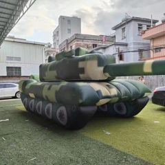 Advertising Inflatable Tank Model Advertising Giant Tank Origin China Material Oxford Technics Sewing Inflatable Gas Air - Image 3
