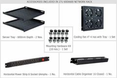 Server Cabinets Server Racks Colour White & Grey Construction Sturdy Maximum Total Current Draw 2 Load Capacity Per Layer - Image 4