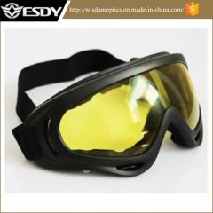 Airsoft X400 Tactical Wind Dust Protection Goggles Motorcycle Glasses Yellow - Image 2
