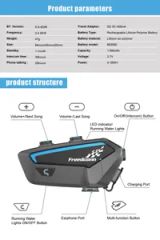 High Quality Motorcycle Helmet Interphone Headphones Wireless Bluetooth Headset Intercom - Image 6