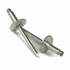Stainless Steel Blind Rivets Strength High Head Type Dome Finish Polished Durability Durable Joint Type Blind Joint Material Stainless - Image 1