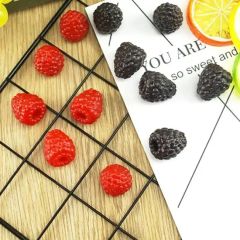 Promotional 10PCS Simulation Raspberry Artificial Fruit Fake Home Display Props Decoration - Image 2