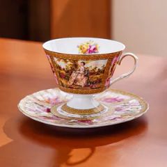 Charming England Tableware Tea Time Ceramic Cup and Saucer Gift Set - Image 3