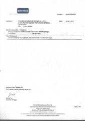 Reach Test report certificate from Changzhou Dengyue Polymer Group Co., Ltd.