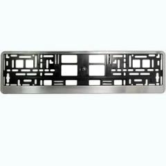 Elegant Chrome Brush European License Plate Frame & Car Number Holder - Canton King Way Industrial Co., Limited
