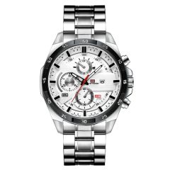 4 Color Steel Belt Multi-Function Chronograph Gift Watch Luxury Sports Style - Image 1