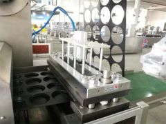 Automatic Disposable PVC Pet Plastic Coffee Cup Lids Covers Thermoforming Making Machine - Image 3