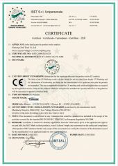 CE1 certificate from Nantong Cheli Tools Co., Ltd.