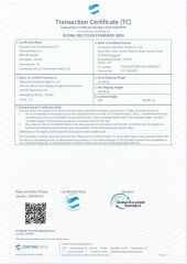 GRS certificate of Quanzhou Xinwang Bags Co., Ltd. – certificate photo, supplier certificates section