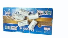 Power Electric Fan Capacitor, For Fans Color White Brand Power Terminals 2 Weight 350gm Tolerance 20% Frequency 50 Hz Material - Image 2