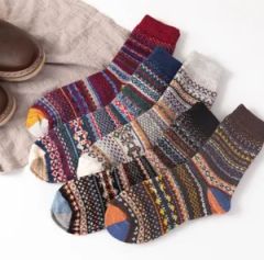 Winter Wool Striped Unisex Leg Warmers Normal Thickness 15D Customized 1Y - Image 1
