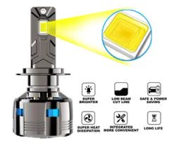 Customized Logo and Package Gift Boxes for A12 LED Headlight Watt 75W Base P27W Voltage 12V Material LED Origin China Model No A12 - Image 4