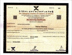 CCCI certificate from NAHAR MARINE