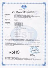 RoHS certificate from Kepler(Putian)Import&Export Co., Ltd.