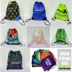 Factory Custom Promotional Drawstring Sports Non-Woven Shoe Bag - Image 4