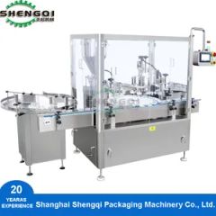 Automatic Pharmaceutical Vial Glass Plastic Talc Nutrition Milk Protein Spice Powder Auger Filling Capping Machine Factory Supply - Shanghai Shengqi Packaging Machinery Co., Ltd.