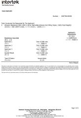 Fabric Test Report 3 certificate from GUANGDONG ZHIDA TEXTILES DECORATION CO., LTD.