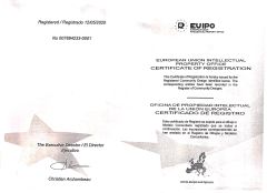 Letters patent certificate from Zhengzhou Lijia Thermal Spray Machinery Co., Ltd.