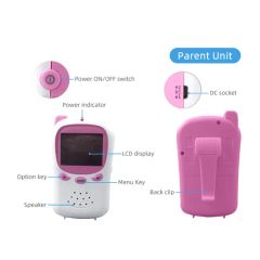 2.4G TFT Baby Monitor Camera Wireless Intercom LCD Portable Babysitter Video Monitor - Image 2