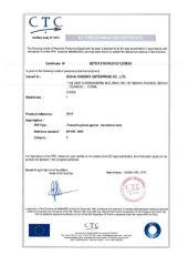 5537 certificate from Beihai Kingsky Enterprise Co., Ltd.