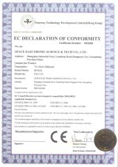 CE for F3V-131 Tri_vision 1 certificate from Dongguan Space Electronic Science and Tech Co., Ltd.