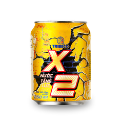 Tribeco Vietnam Energy Drink X2 Energy drink fortified with vitamins B3, B6, and taurine – suitable for people engaged in strenuous work, sports, or intense studying. - Image 2