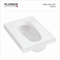 Squatting Pan Ozone Color White Model No. PBW ASP 2011 Brand Plumber Bathware Toilet Seat Type Indian Size/Dimension 575 x 445 x - Image 1