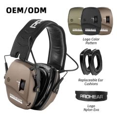Slim Ultra Compact Wireless Bluetooth Noise Cancelling Ear Muffs Brown 17x13.5x9.5cm ZH 036 15D MOQ100 - Image 6