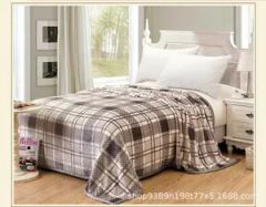Luxury Faux Fur Soft Thick Faux Rabbit Fur Striped Throw Blanket - Image 6