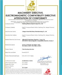 CE certificate certificate from Nantong Weihua Import & Export Co., Ltd