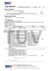 Product Inspection Report certificate from Yongkang Dashing Leisure Products Factory