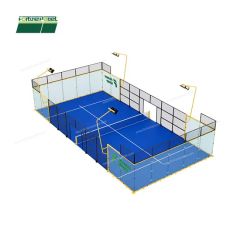 Tennis Court Equipment Wpt Competition Design Super Panoramic Padel Tennis Court - Image 3