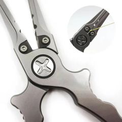 Alpha Titanium Alloy Fishing Pliers 18x9cm Level Silver 130g MOQ1000 - Image 3