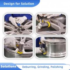 High Quality Pneumatic Air Power Tool Random Orbital Sander Car Rim Polisher - Image 5
