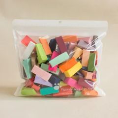 Wholesale Daily Use 100PCS Makeup Sponge Puff Kits Origin China Model NO. MPK100 Color Multi Color HS Code 9616200000 Package 55*50*50cm - Image 6