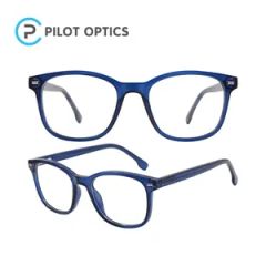 Pilot Optics 2023 Rectangle Oversized Lightweight Anti Blu Light Optical Frames - Image 4