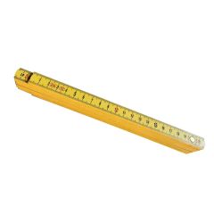 1m/2meter Yellow Color ABS Plastic Folding Ruler Accuracy 1mm Range 0-200cm Model NO. WF06 HS Code 90178000 Precision - Image 4