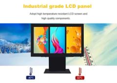 Advertising Machine Outdoor Menu Board Three Panel Display Drive Through Orders - Image 2